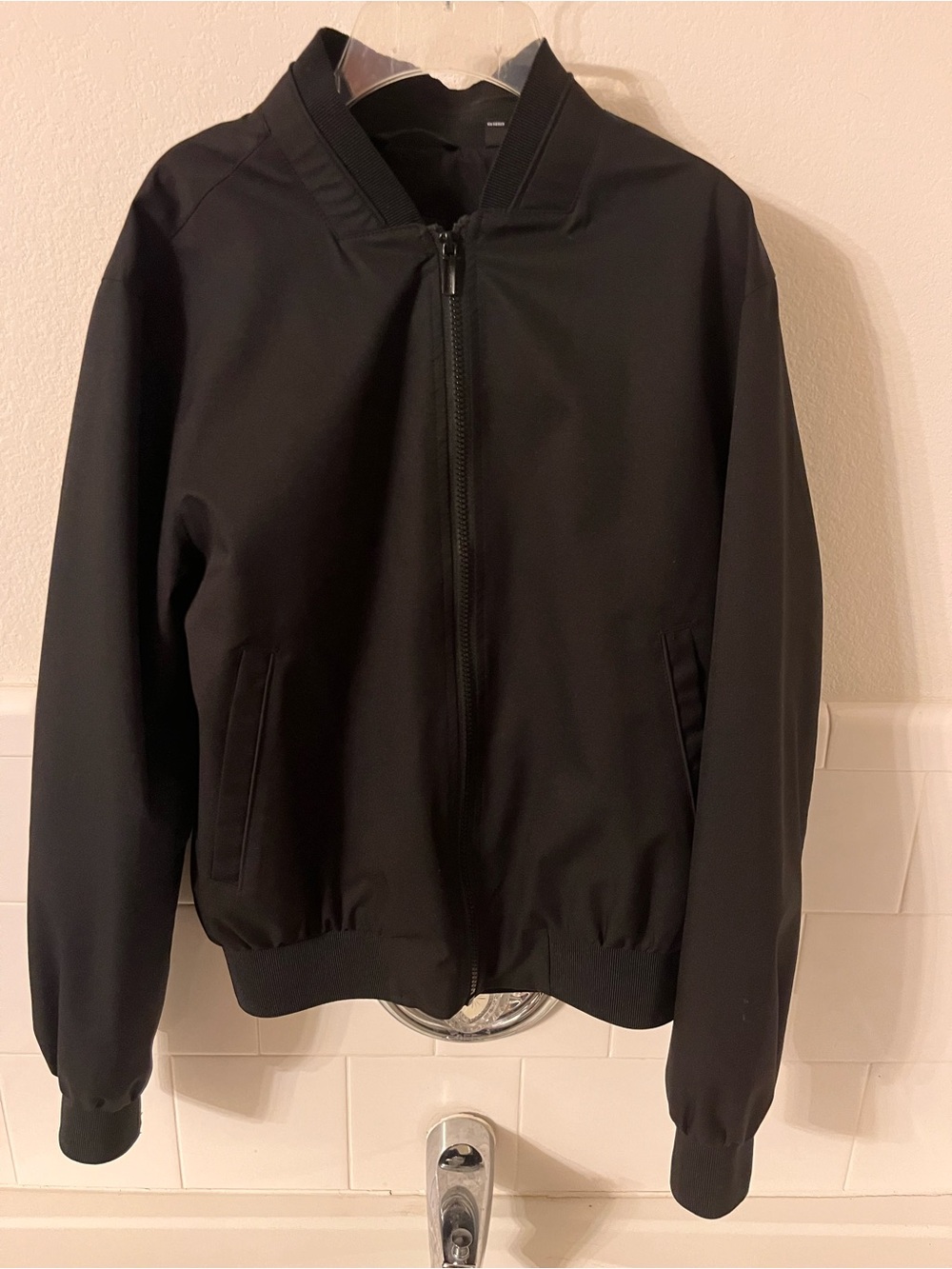 Murano Black Bomber Jacket